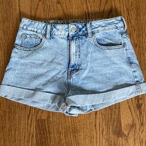 Pacsun Blue Denim Mom Shorts